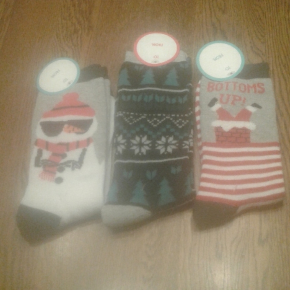Men's NWT Christmas socks 7-12 $12.00 # 1565